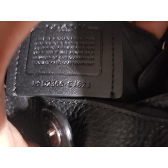 Coach 2023 Dempsey Tote 22 Houndstooth Print Canvas and refined pebble leather - Picture 9 of 13